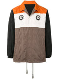 Undercover colour-block logo-print jacket