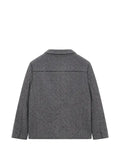 Tombolini textured-knit button-up blazer