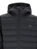 Fred Perry quilted hooded puffer jacket