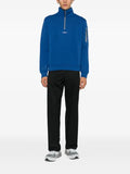 Murphy&Nye Scrupper logo-print quarter-zip sweatshirt