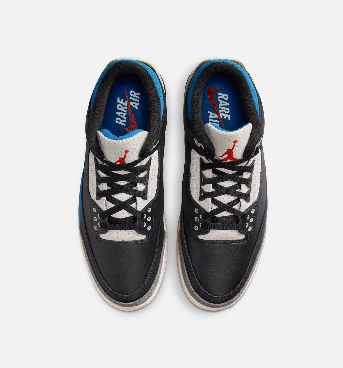 Air Jordan 3 Retro OG "Rare Air" Men's Shoe – Black/Chile Red/Neutral Grey